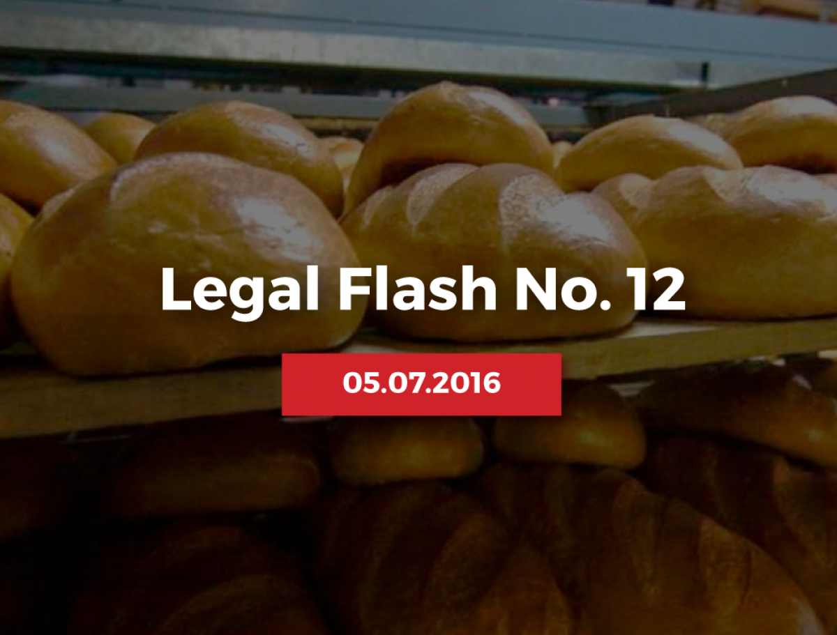 Legal Flash No 12 of 5 July 2016