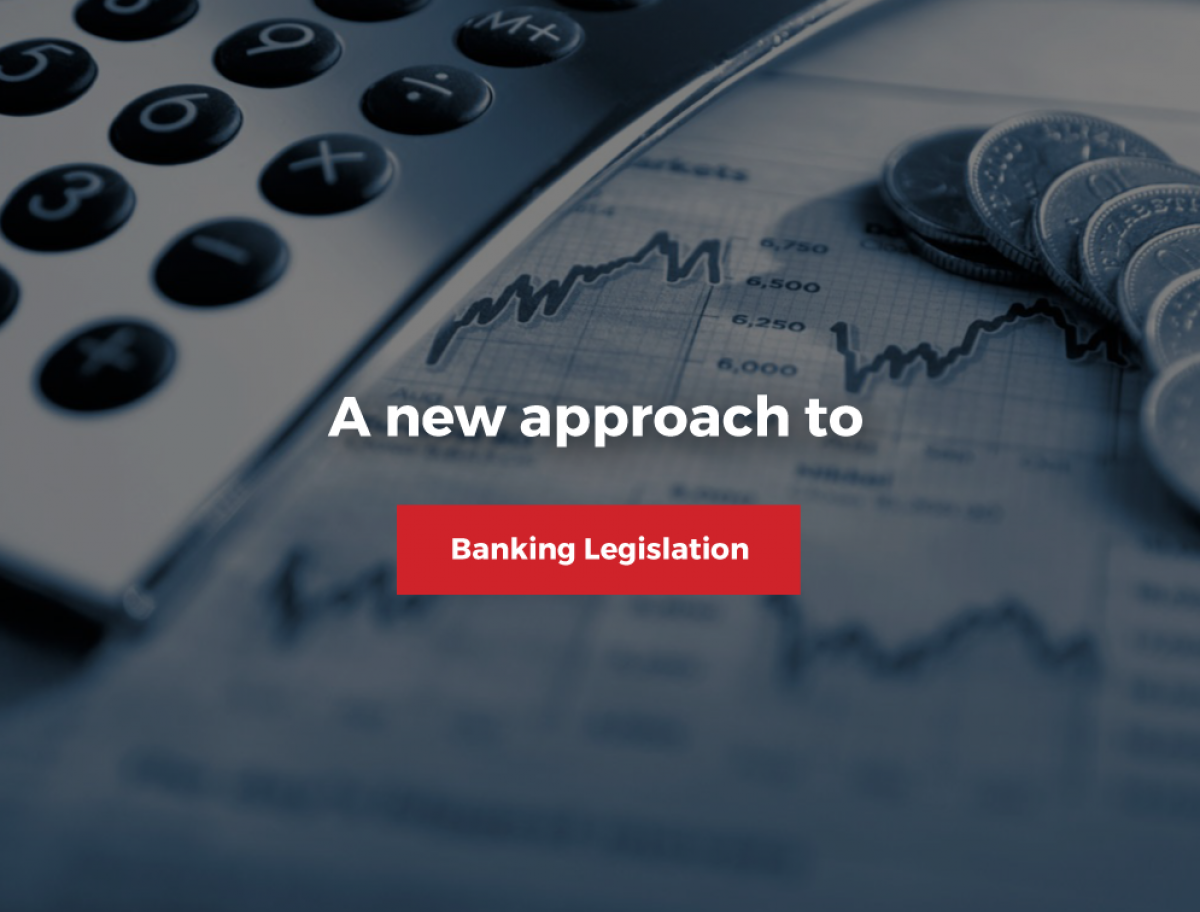 A New Approach to Banking Legislation