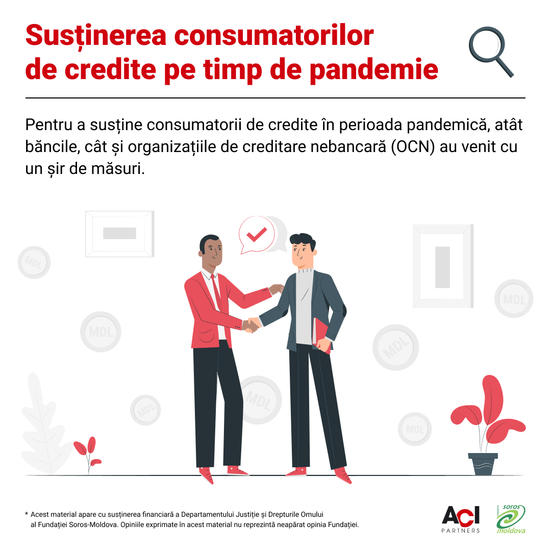 Susținerea consumatorilor de credite pe timp de pandemie 