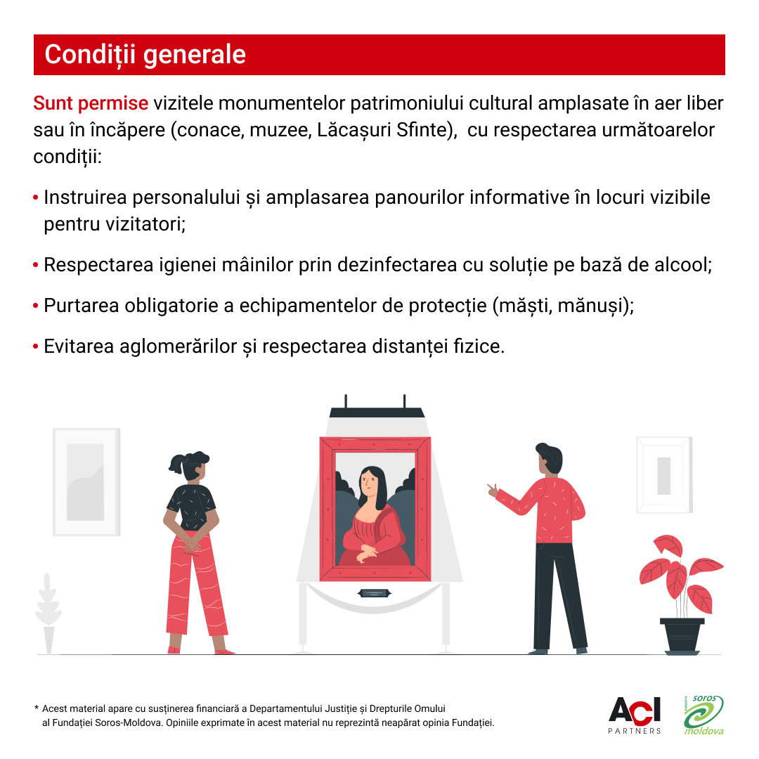 Condiții generale pentru turism în timp de pandemie 