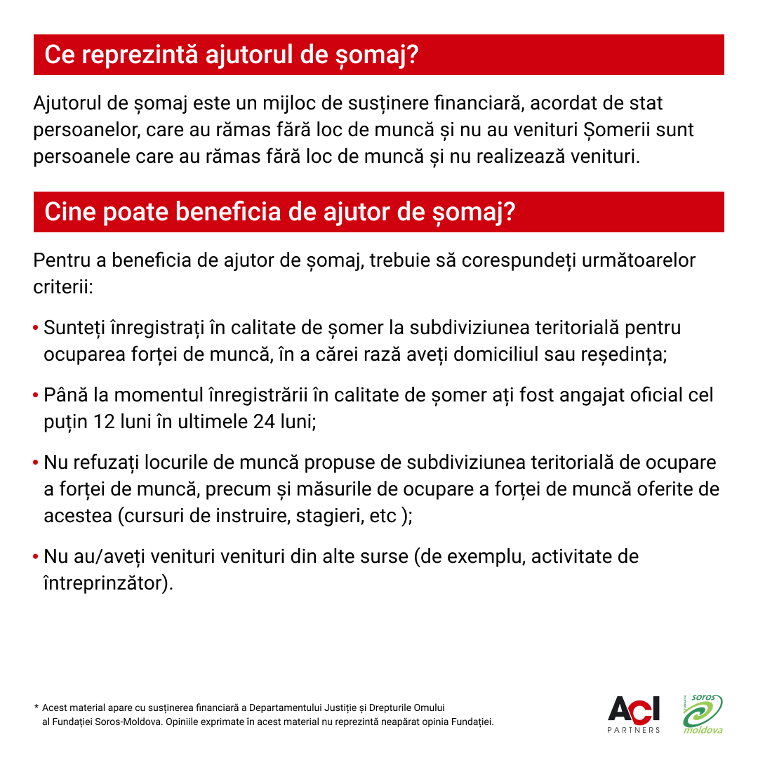 Ce reprezintă ajutorul de șomaj?