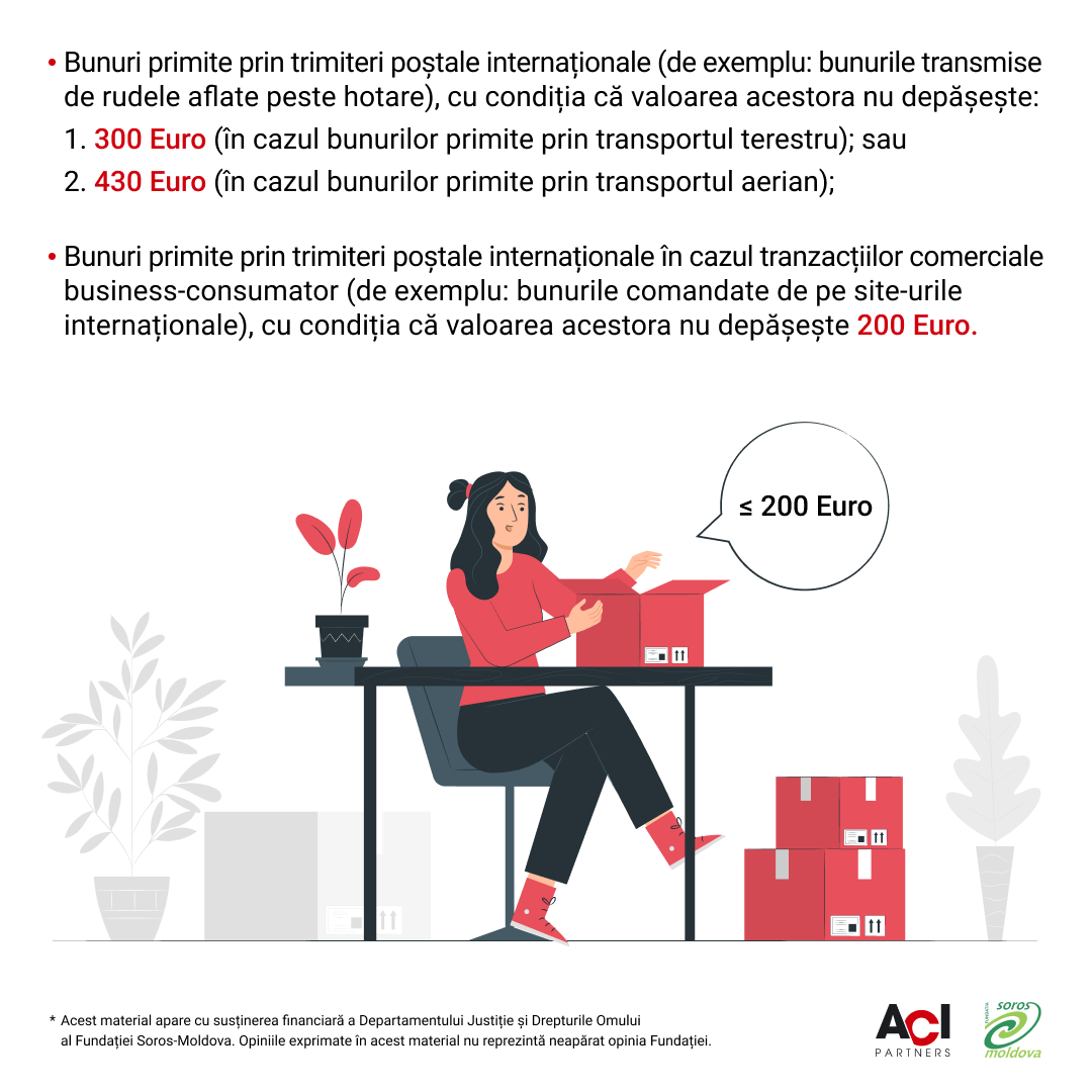 Bunuri primite prin trimiteri poștale internaționale