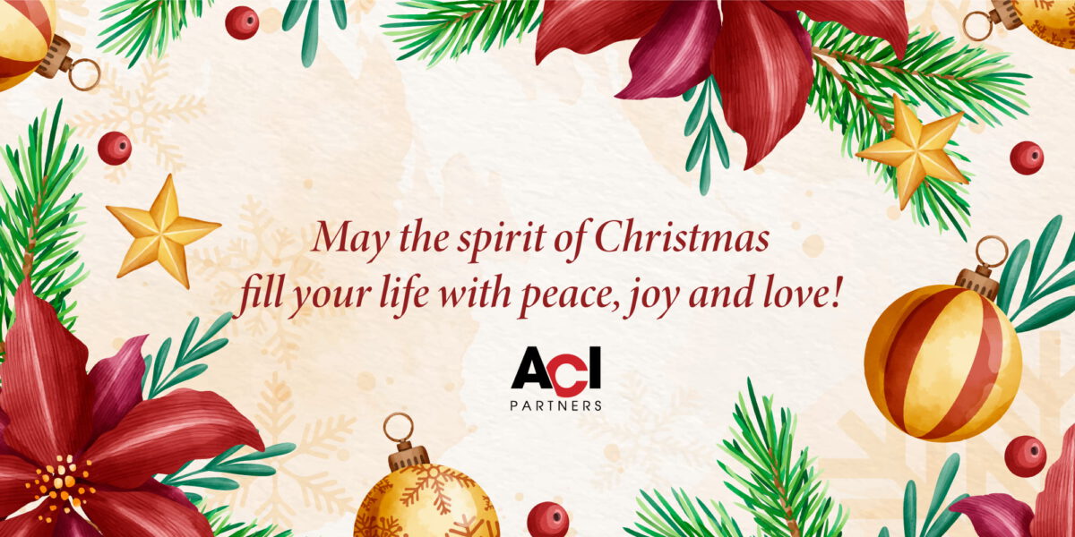 May the spirit of Christmas fill your life with peace, joy, and love!