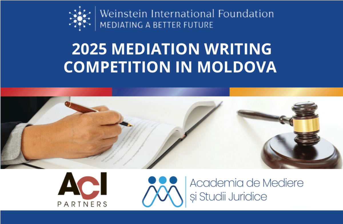 Winstein International Foundation Mediation Writing Competition in Moldova